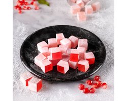 Saray Turks Fruit met Granaatappelsmaak 250 g - Nar aromalı lokum Turk - Turkish delight with pomegranate flavour 250 g