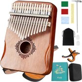 Kalimba 17 tons - avec support, housse et Accessoires de vêtements pour bébé - Piano à pouces