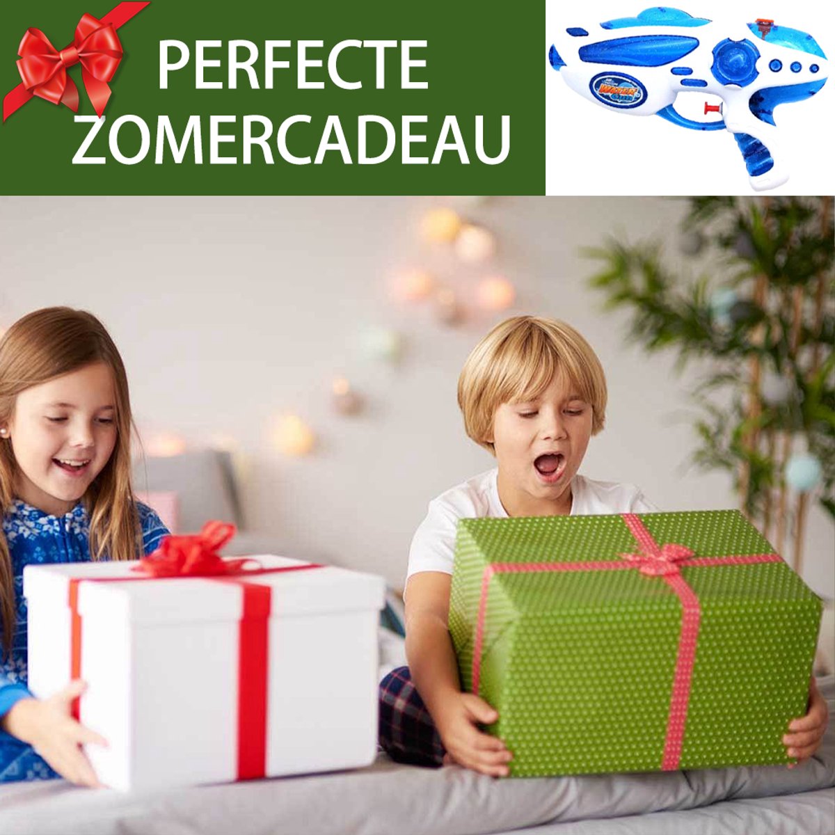 Waterpistool 23cm S - 4m Bereik - 500ml - Water Pistool- Watergeweer klein- Super Soaker - Waterspeelgoed - Buitenspeelgoed voor Kinderen & Volwassenen - 23*14*4cm - Blauw — afbeelding 5
