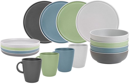 Mare Serviesset Blue | 16-delig