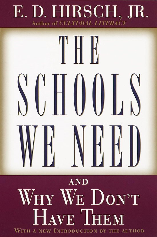 The Schools We Need - cover