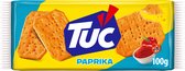 TUC Crackers Paprika - 24 x 100g - Voor de Borrel - Zoutjes - Crackers - Snack - Lekker bij de Film