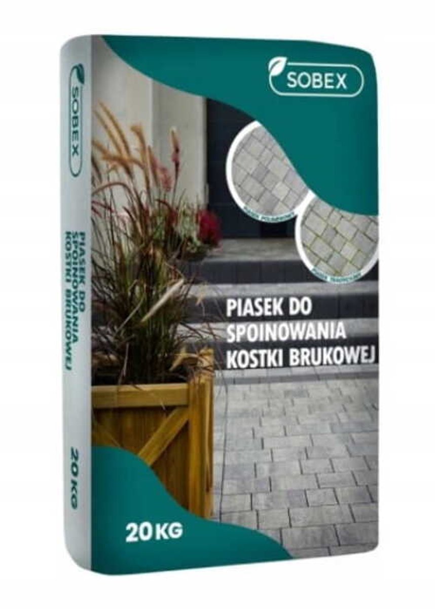Sobex - Voegzand voor Straatstenen - 0-2 mm - Grafiet - 20 kg