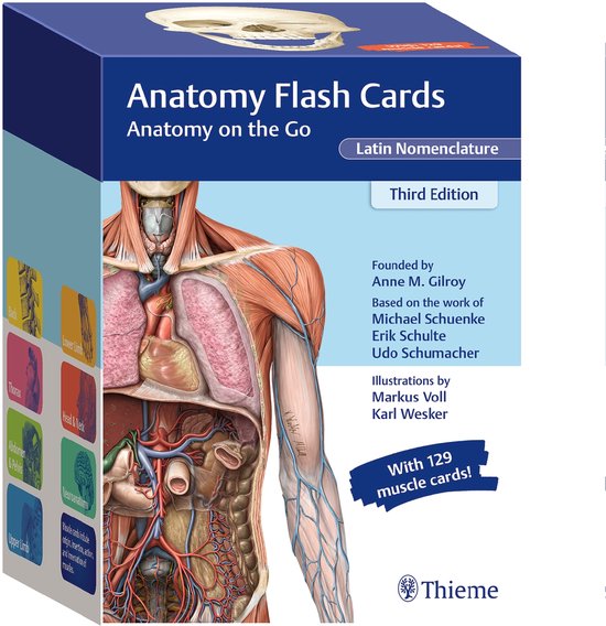 Anatomy Flash Cards, Latin Nomenclature