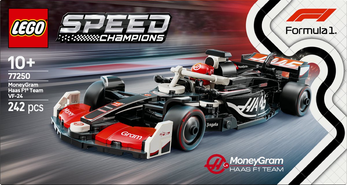LEGO Speed Champions MoneyGram Haas F1 Team VF-24 racewagen Set - 77250 — afbeelding 15