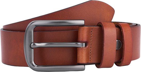 The Leather Goods Craft - Riem en cuir de vachette de haute qualité - Cuir pleine fleur - Marron - Ceinture en cuir Premium - Ceintures de Luxe pour homme - Taille 110