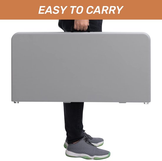 Ibenzoa® Klaptafel voor binnen en buiten, draagbare eettafel, ideaal voor camping en feesten — afbeelding 2
