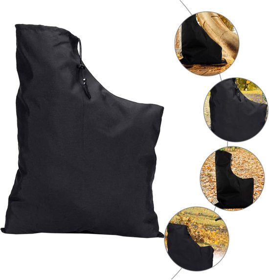 Bladblazer Opbergtas - 44x60 cm - 420D Oxford Doek Bladblazer - Vervangende Opvangzak - Verstelbaar - Elektrische Bladblazer Bladzuigerzak - Opvangzak met Rits - Universele - Stofzuigerzak - Vervangende Opbergtas voor Bladblazer - Zwart van Merkloos	 — afbeelding 5