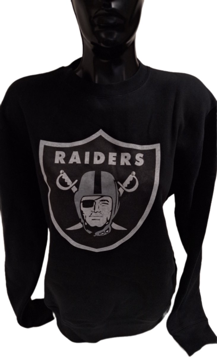 LAS VEGAS RAIDERS- CREWNECK -BLACK- S
