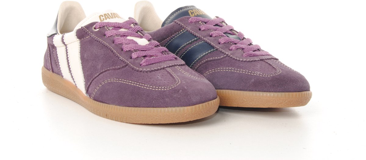 Caval dames sneaker cava suède paars