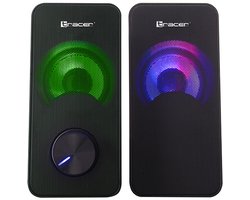 Tracer - luidsprekers, RGB-achtergrondverlichting, 6 W RMS, USB-voeding, Loop