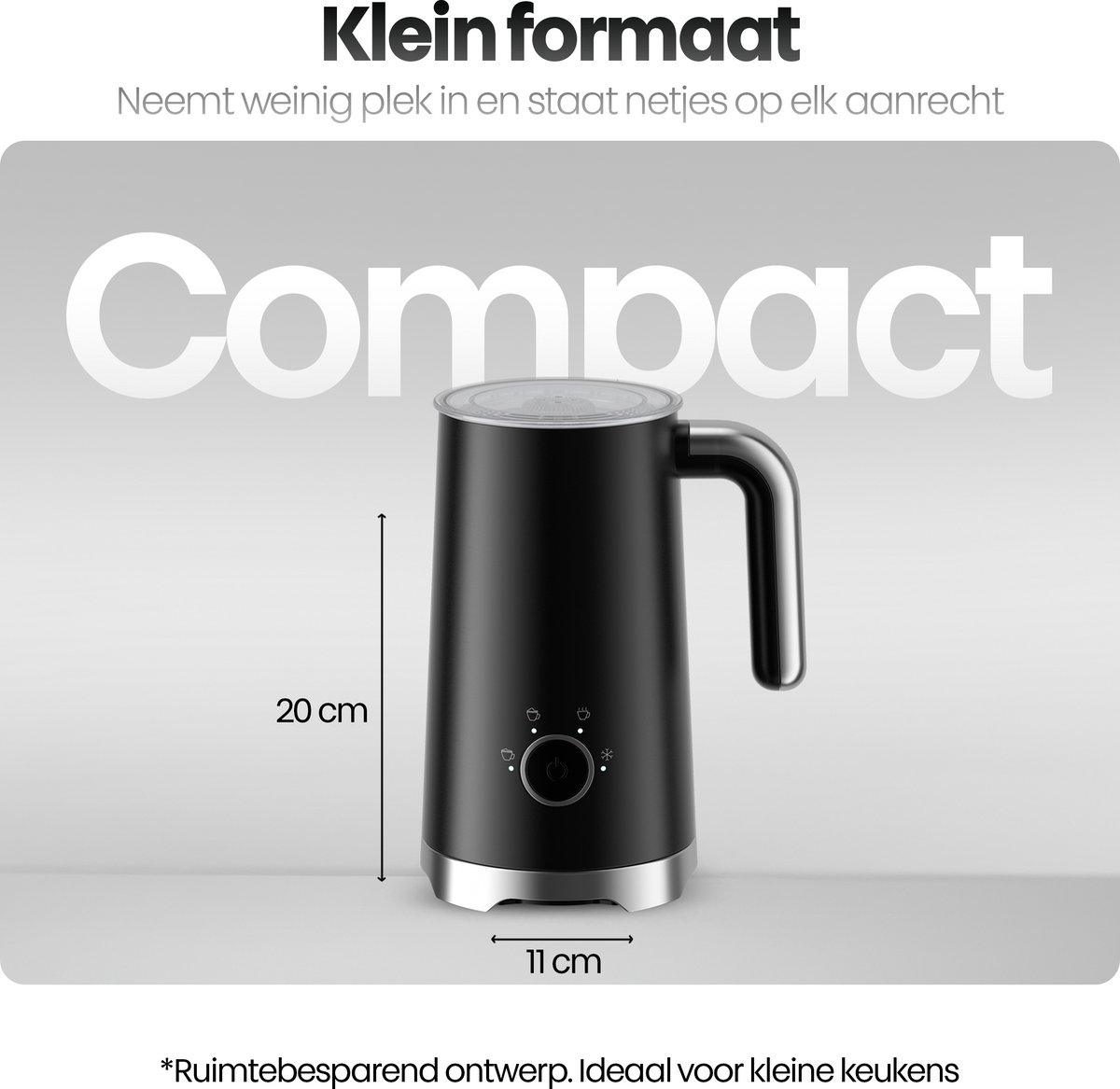 Phreeze F01 Elektrische Melkopschuimer - 300 ML - 4-in-1 Warm & Koud - Melk Opschuimer - Melkklopper voor Cappuccino, Latte & Chocolademelk — cadeau in Kookcadeaus - foto 8