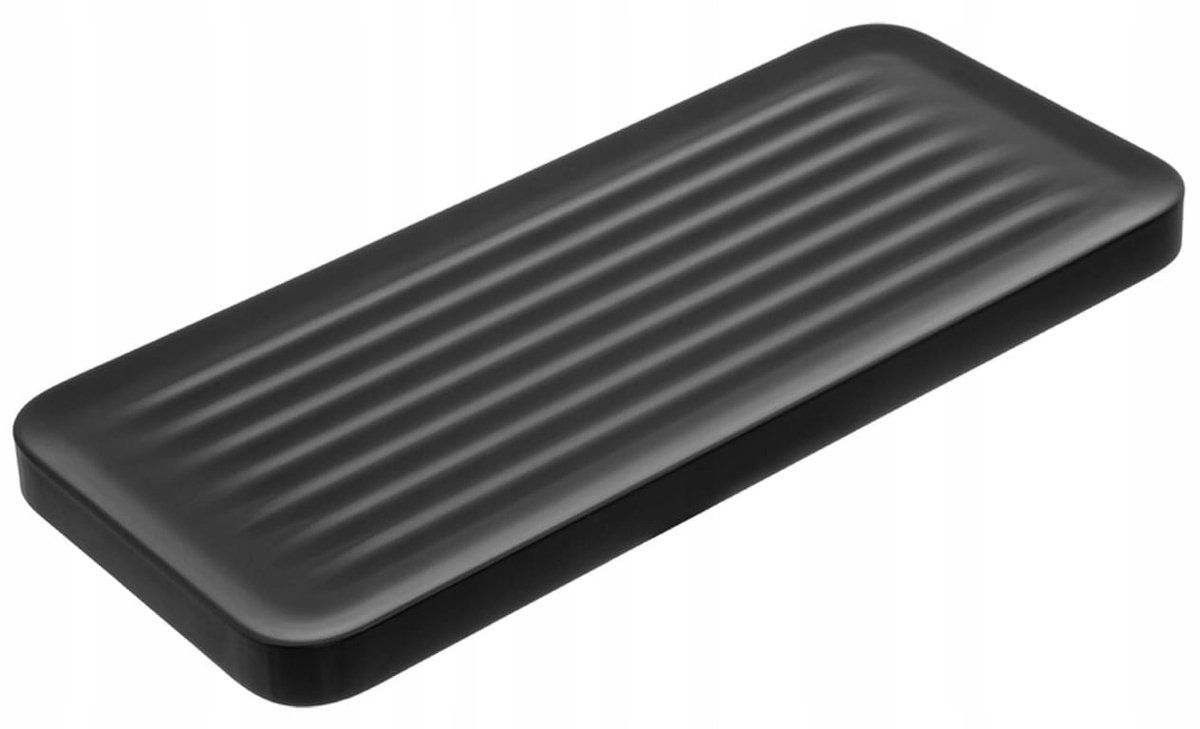 Kuchinox APO - Wandplank - Zwart - 30,1x13,1x3,7 cm - Mat