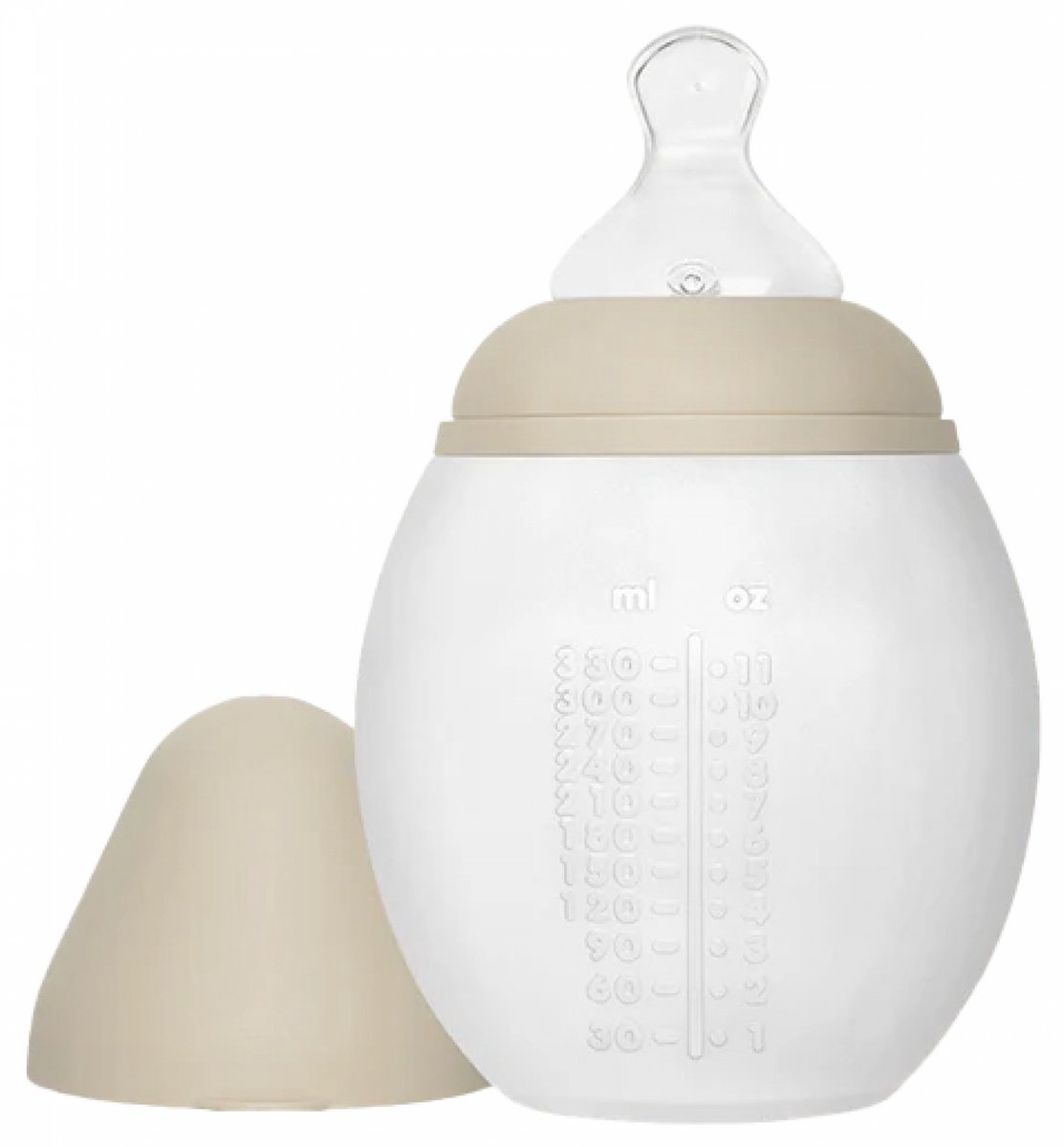Goedkoopste Bib rond babyfles - 330ml / sand