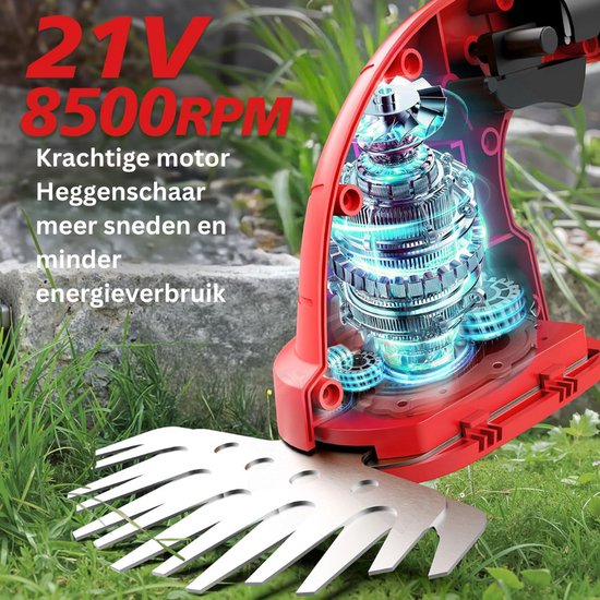 DailySupplies® Buxusschaar met Accu - Heggenschaar - Mini Kettingzaag van DailySupplies® — afbeelding 2