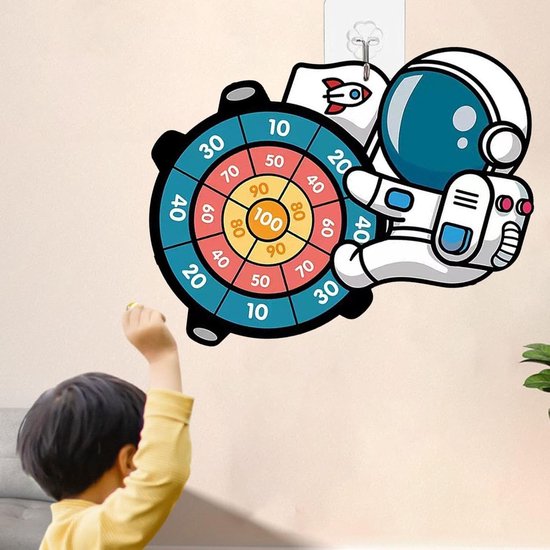 Kindercartoon Dierendartbord Met Kleverige Ballen- Family Interactief Educatief Speelgoed -Aap- 1 jaar- 2 jaar- 3 jaar- 4 jaar- Perfect Kerstcadeau – Dartbord Klittenband Dier – Dartbord Met Puntentelling –Veilig Speelgoed Voor Kinderen-babyspeelgoed