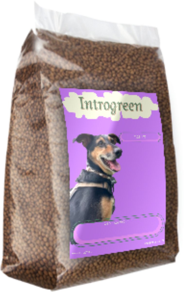 Introgreen 20 Kg Super Premium Excellent High Energy – Geperste Voeding voor Sport- en Werkhonden