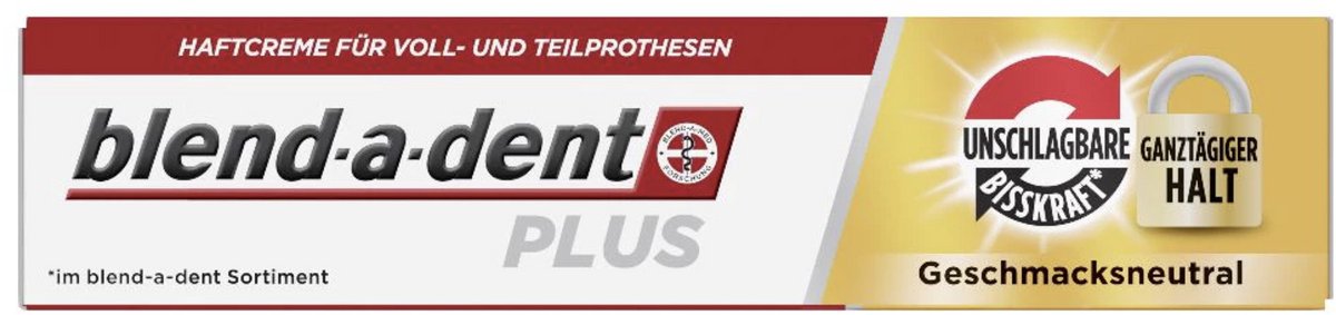 blend-a-dent plus bite force, tube van 40 g