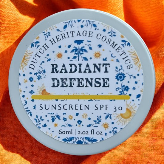 Dutch Heritage Cosmetics - Crème solaire au suif 60 ml - 100 % naturelle - SPF 30 - Artisanat néerlandais