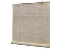 vidaXL - Rolgordijn - 150x160 - cm - bamboe - naturel