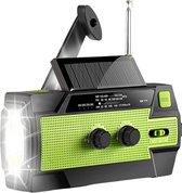 Bol.com Noodradio - Opwindbare radio - Noodradio dynamo solar - Noodradio opwindbaar - Noodradio zaklamp/Powerbank - Survival / ... aanbieding