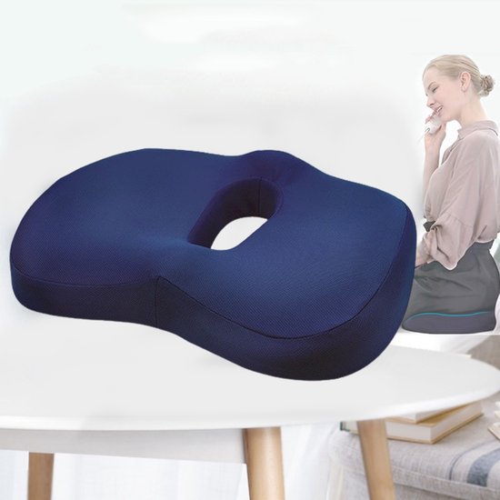 Orthopedisch zitkussen Memory Foam - Staartbeenontlasting - Medium Orthopedisch zitkussen Memory Foam - Staartbeenontlasting - Medium