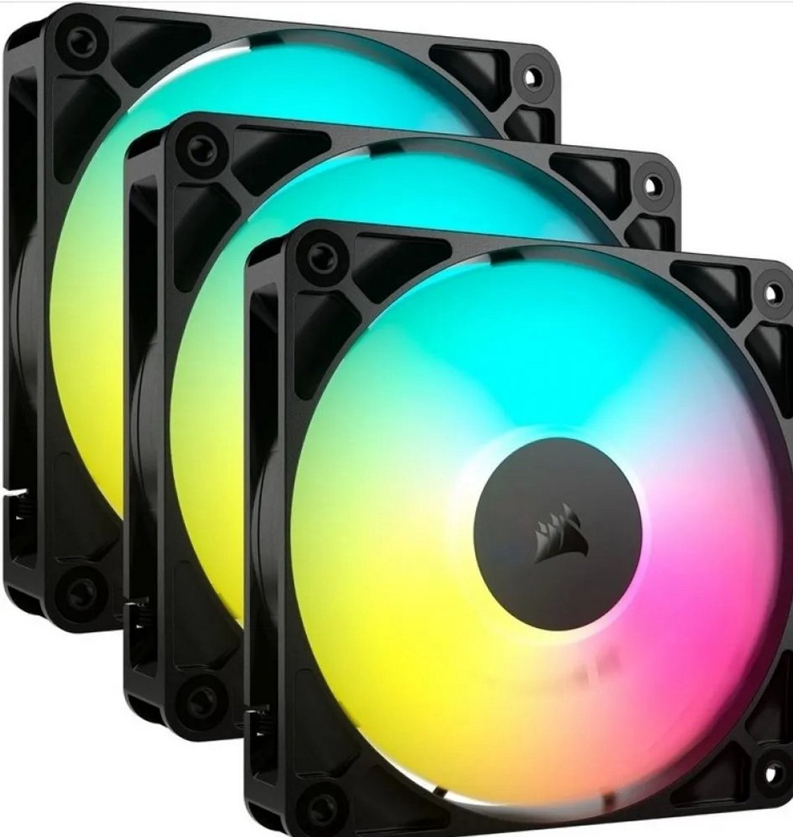 Corsair Cooling Combo 1 - Corsair Nautilus 360 Rs Argb + Rs120 Argb 3-Pack koeler - afbeelding 2