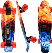 Suotu Skateboard - Wielen met LED-verlichting - ABEC-9 - Skateboard Meisjes/jongens – Skateboard Volwassenen - Vlam