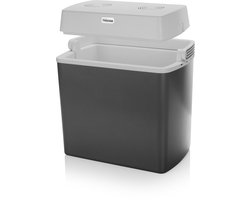Tristar Koelbox KB-7424 - Coolbox 22 liter - Lichtgewicht met handvat - Thermo-elektrisch koelsysteem - Met 12V stekker voor onderweg en in auto - Om te vormen naar 230V netstroom stekker - Grijs