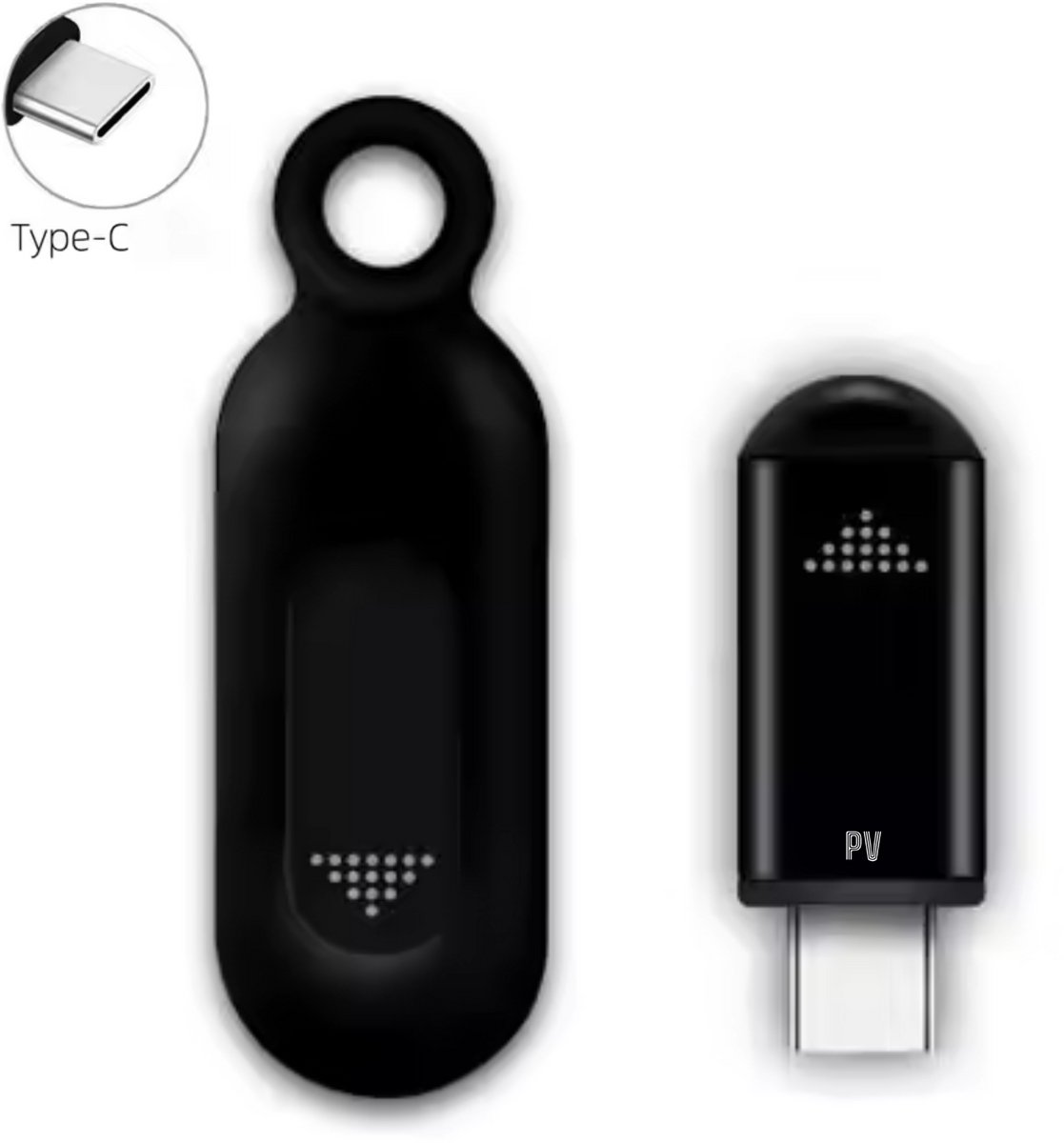 PureVolt Universele Mini IR-Afstandsbediening voor Smartphone – Type-C Plug & Play Smart Controller – Geschikt voor iOS & Android – Bedient TV, Airco & Apparaten – Compact & Draagbaar