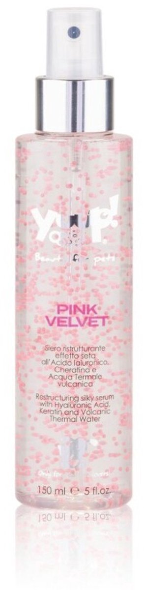 Vachtspray Yuup! Pink Velvet Serum 150ml - Hydraterende Herstelling - Voor Langharige Honden