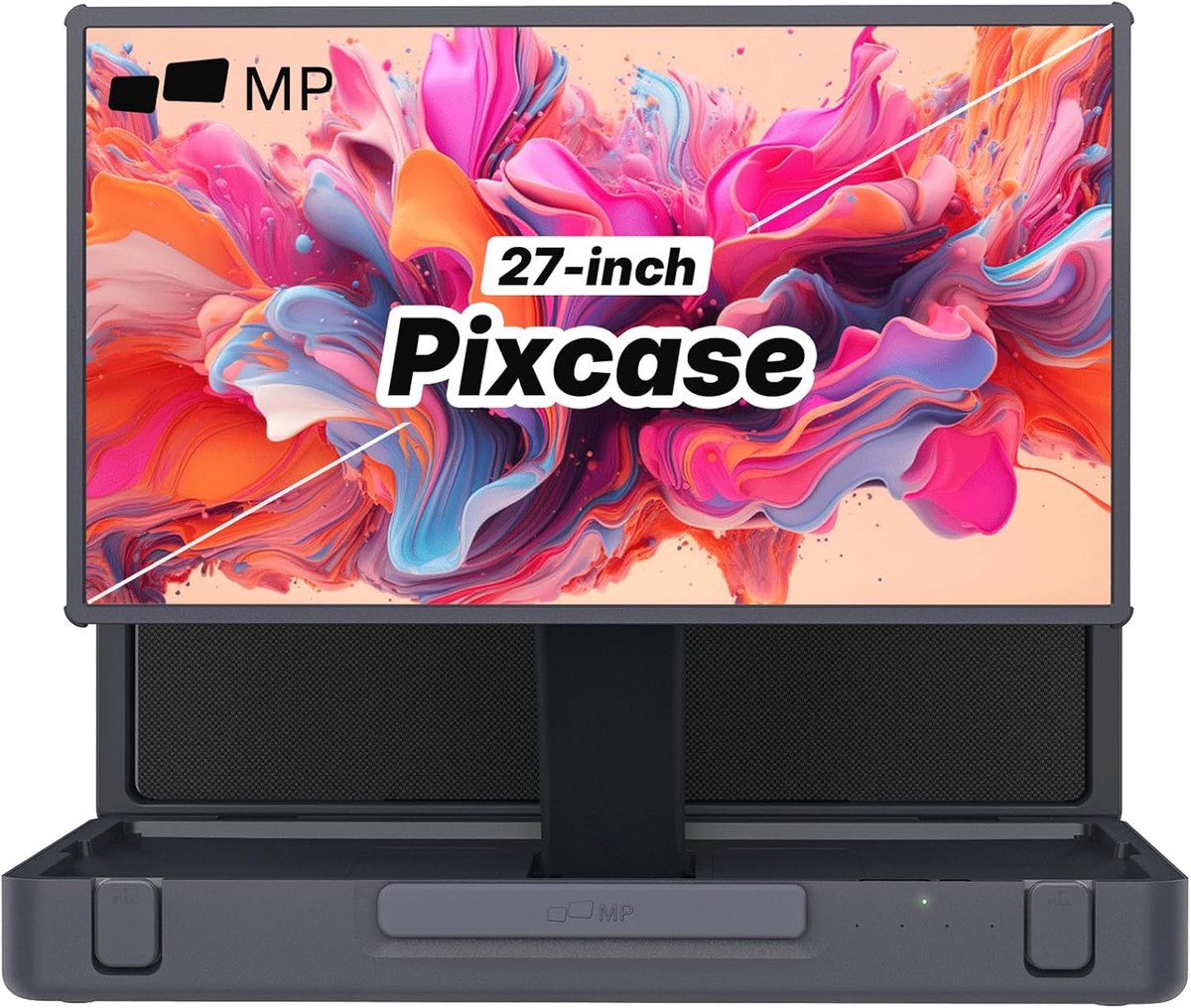 Mobile Pixels Pixcase - Draagbare Gamingmonitor - 27 inch Monitor - FHD - 60hz - 6ms - Touchscreen - Android 13 - Draagbaar Beeldscherm - Draagbare Monitor