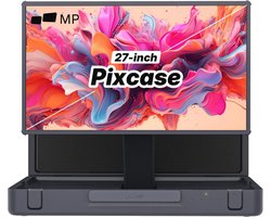 Mobile Pixels Pixcase - Draagbare Gamingmonitor - 27 inch Monitor - FHD - 60hz - 6ms - Touchscreen - Android 13 - Draagbaar Beeldscherm - Draagbare Monitor