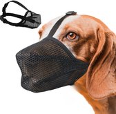 Honden Muilkorf – Diervriendelijk & Stevig - Verstelbaar - Muilkorven - Muilband - Muzzle - Voor Kleine / Middelgroot / Grote Hond - Maat S