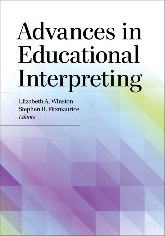 Advances in Educational Interpreting - cover