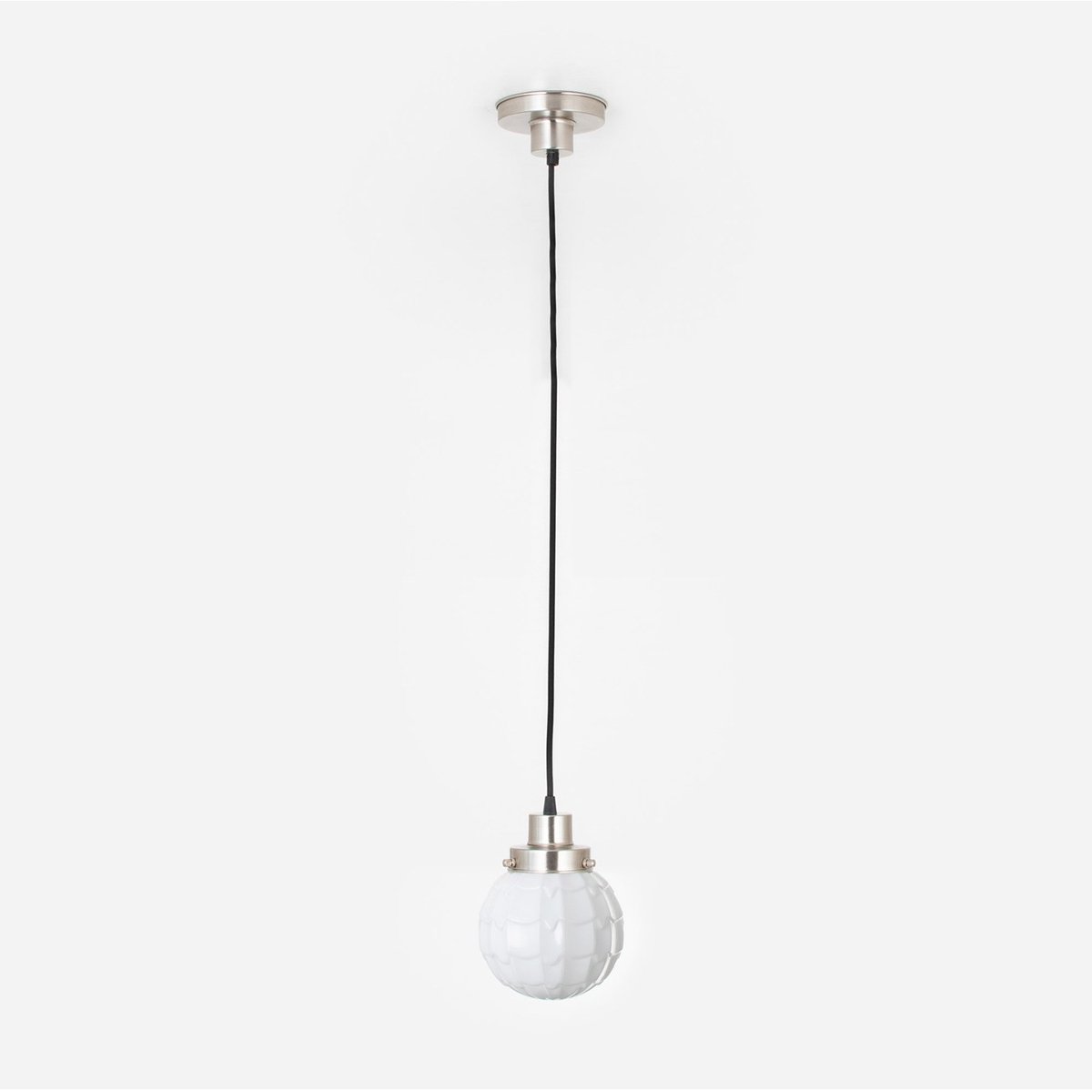 Coloured by Art Hanglamp aan snoer Artichoke 20's Matnikkel - Art Deco Trade