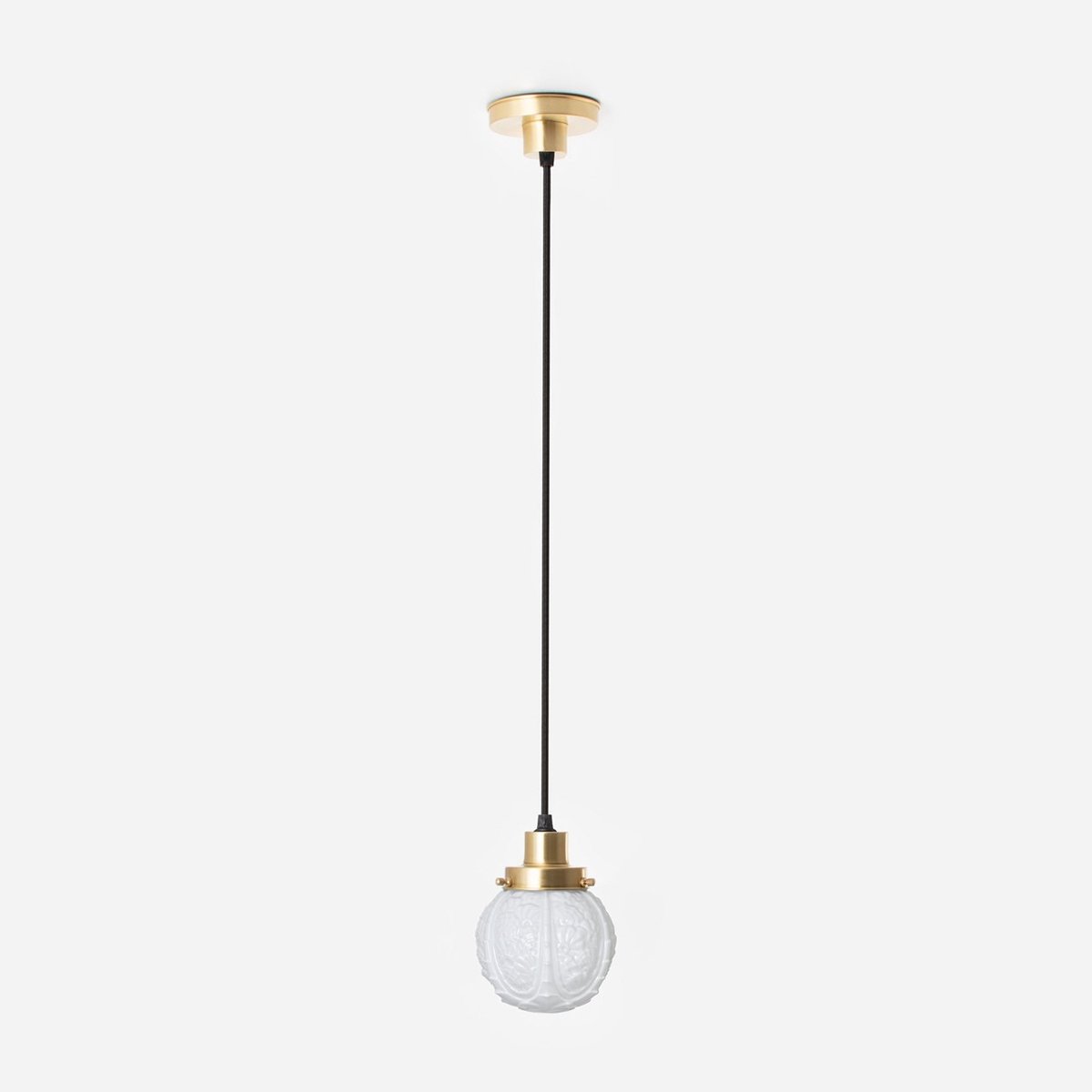Hanglamp aan snoer Guimard Flower 20's Messing - Art Deco Trade