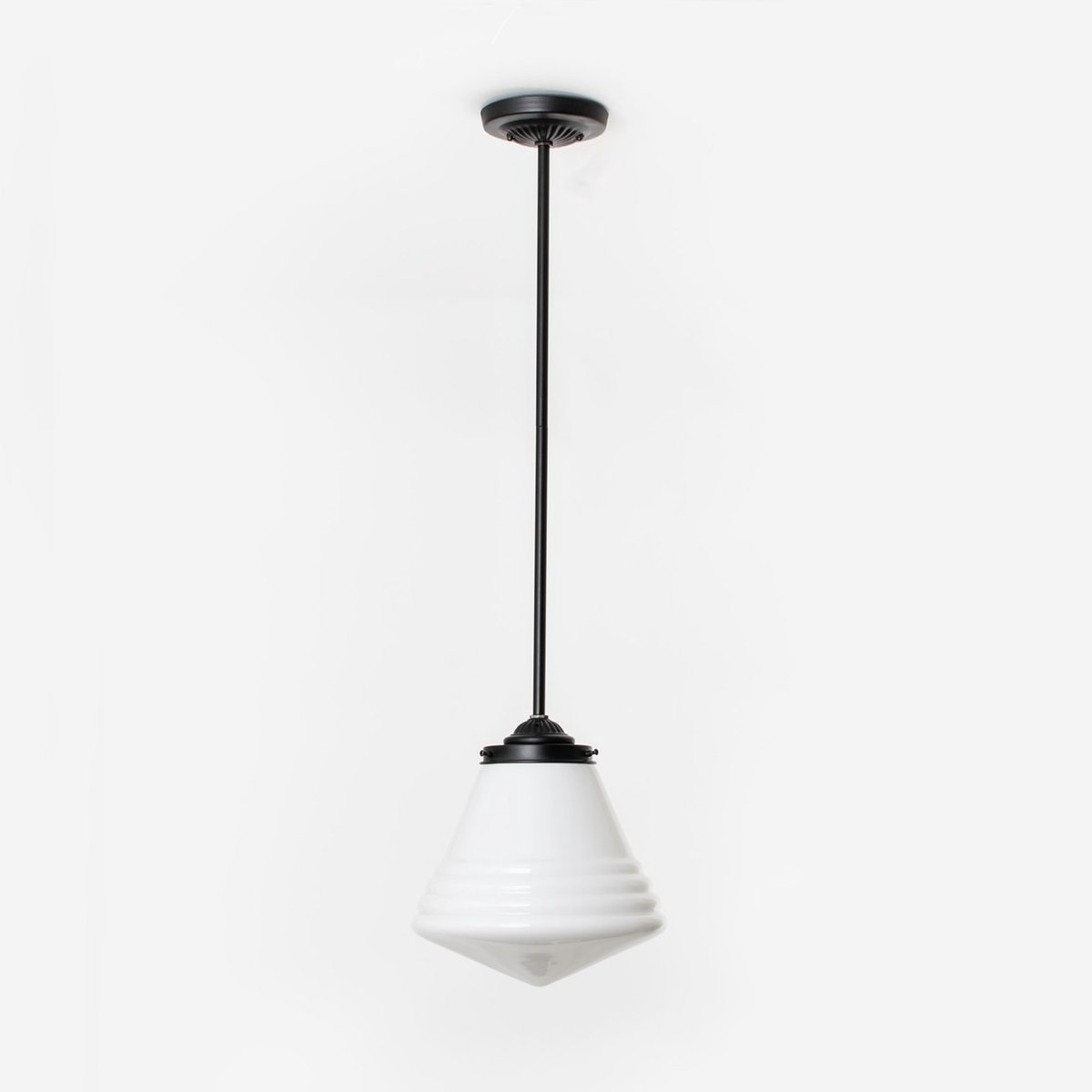 Coloured by Art Hanglamp Luxe School Medium Moonlight - Art Deco Trade Zwart