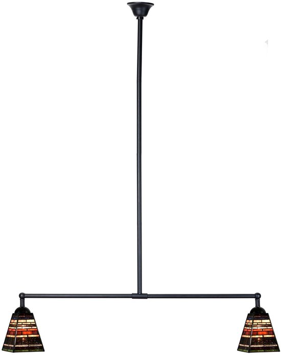 Art Deco Trade - Lampe Tiffany T 2 lumières Industrial Petite