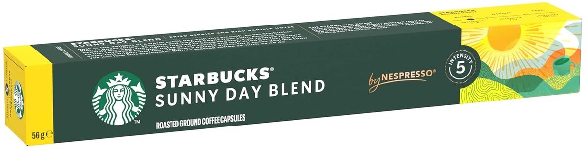 Starbucks Sunny Day Blend Lungo voor Nespresso capsules (12 x 10 capsules)
