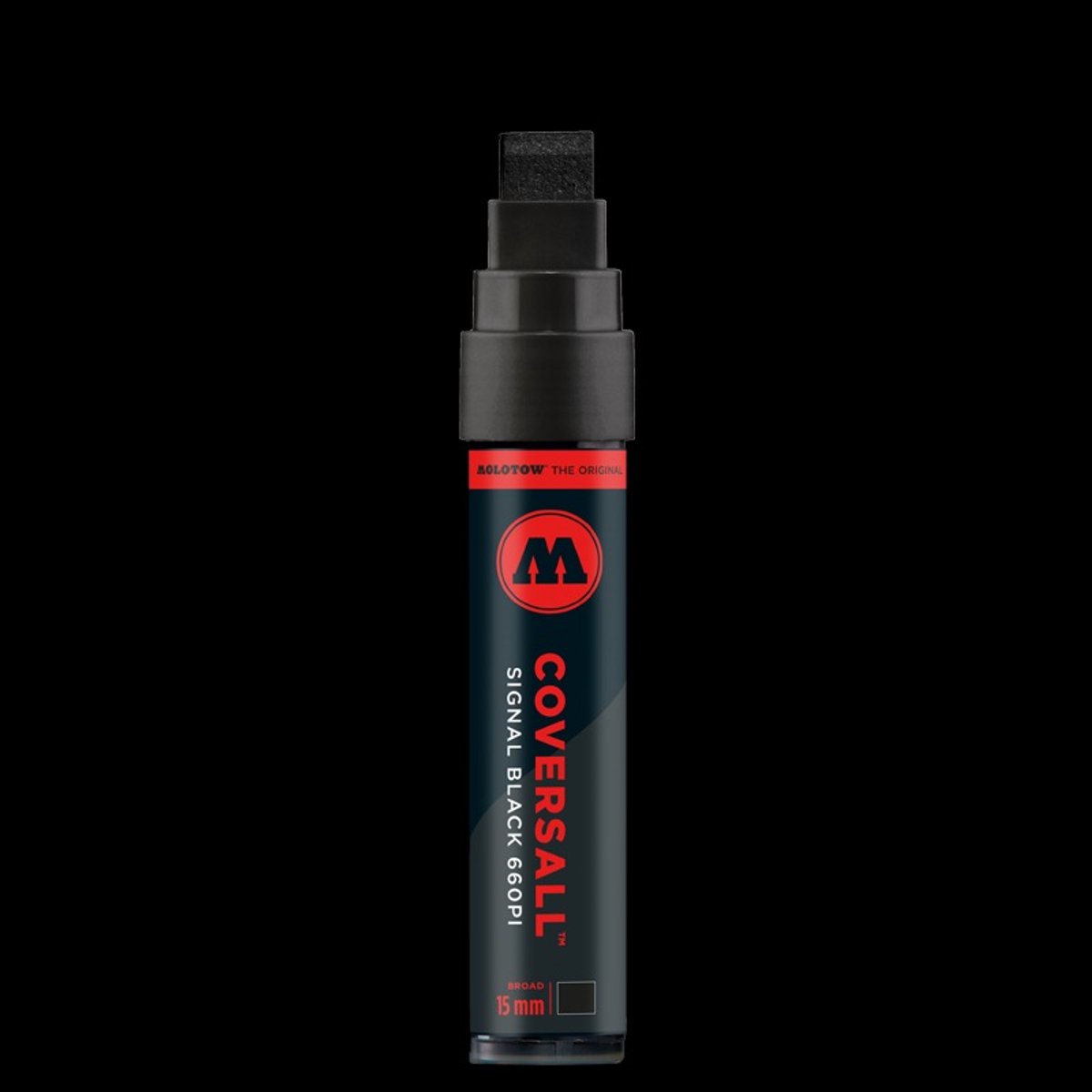 Molotow Coversall 660PI Zwarte 15mm Permanente Marker