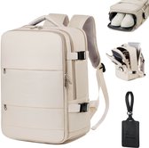 Sac à dos bagage à Bagage à main ADEL 40x30x20 cm Idéal en avion - Sac de voyage hydrofuge avec compartiment à chaussures et Compartiments de rangement pratiques pour Voyages sans soucis