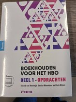 Boekhouden voor het hbo deel 1- opdrachten