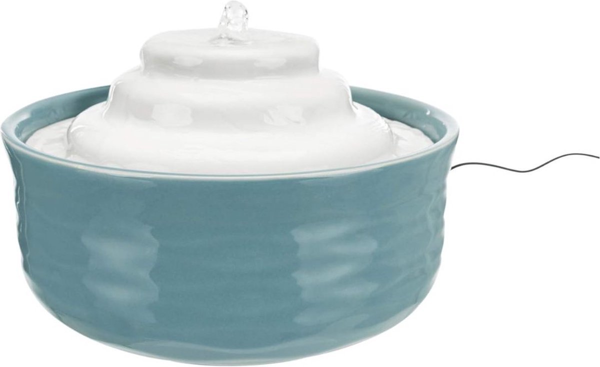 Thuys – Drinkfontein Kat Keramiek – Waterfontein Kat – Kattenfontein – 22 x 13 x 13cm – Greon
