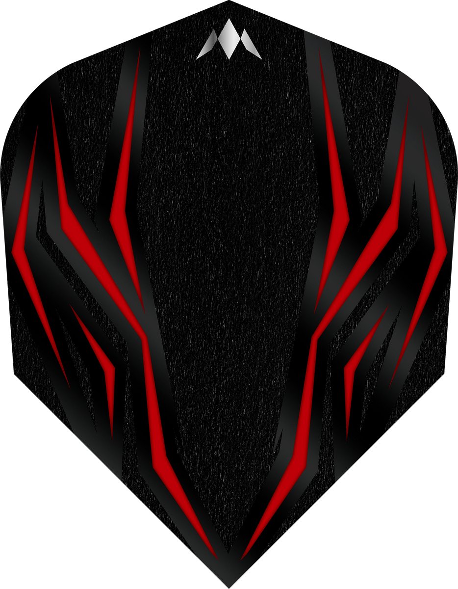 Mission Solo Lava Red NO6 - Dart Flights