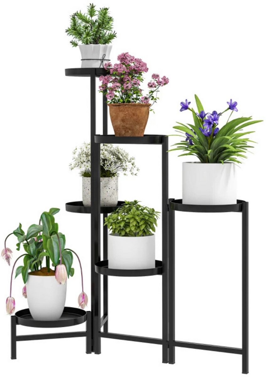 Rek - Plantenstandaard – Plantenrek - Plantentafel – Kamerplanten- bloempotten voor binnen en buiten - Metaal