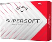 Callaway SuperSoft 2025 Golfballen - Rood - 12 Stuks