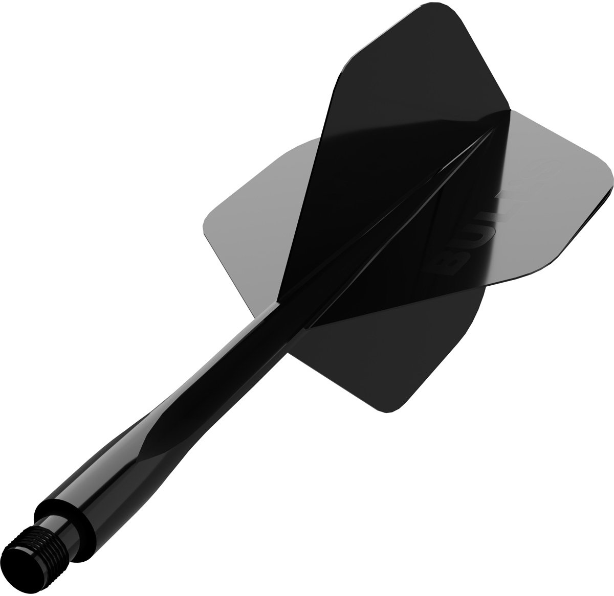 Bull's Union Pro Flight System - Lang - Zwart - Shaft & Flight in 1