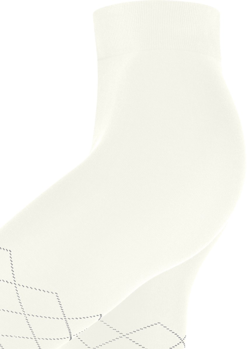 Damen Argyle Affair gedessineerd katoen panty dames off-white - maat 2040