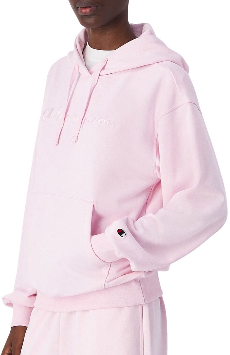 Champion Icons Hoodie Dames Lichtroze